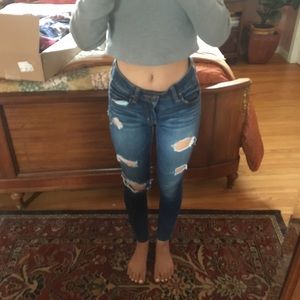 American Eagle ripped jeans